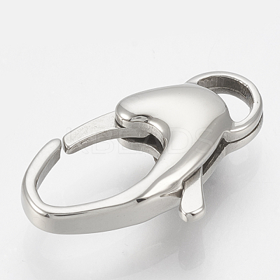 Tarnish Resistant 304 Stainless Steel Lobster Claw Clasps STAS-T033-19-1