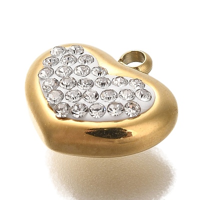 Ion Plating(IP) 304 Stainless Steel Charms STAS-P371-069G-02-1