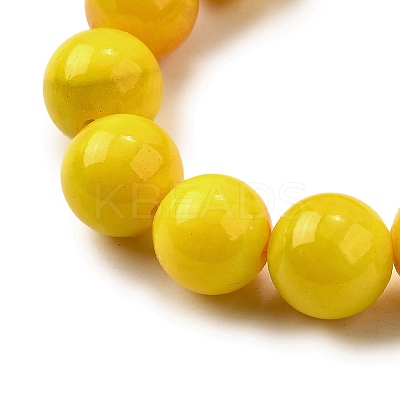 Natural Dyed Marble Beads Strands G-D315-A01-04-6mm-1
