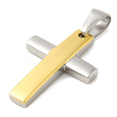 Ion Plating(IP) 304 Stainless Steel Pendants STAS-D110-35GP-1