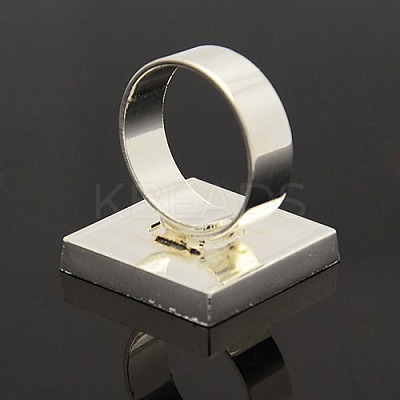 Brass Ring Setting Components KK-M015-01S-1