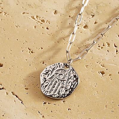 304 Stainless Steel Pendant Necklaces QZ6999-6-1