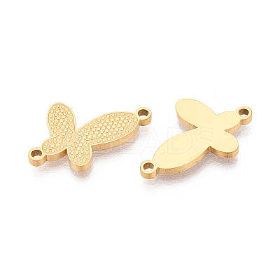 304 Stainless Steel Textured Butterfly Links STAS-T073-29G-1