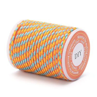 4-Ply Polycotton Cord with Metallic Thread OCOR-Z003-D20-1