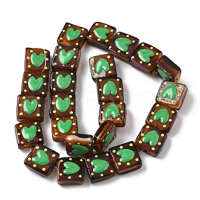 Handmade Lampwork Enamel Beads LAMP-G147-02D-1