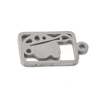 304 Stainless Steel Charms LS-STAS-G355-07P-1