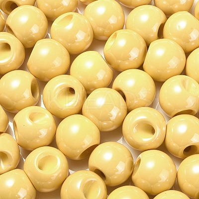 Opaque Acrylic Beads OACR-G012-01J-1