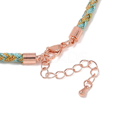 3.5MM Round Nylon Cotton Cord Necklace Making NJEW-C106-03RG-1