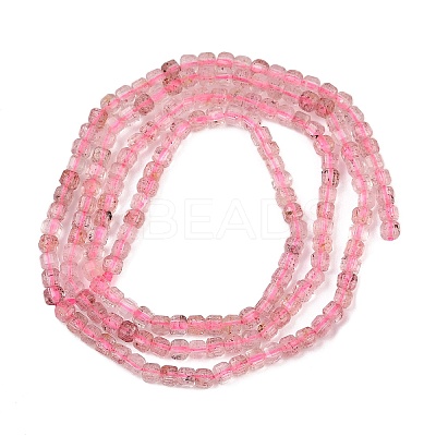 Natural Strawberry Quartz Beads Strands G-RM2025-C32-A-1
