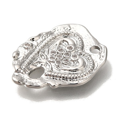 Brass Micro Pave Cubic Zirconia Pendants KK-U038-22P-1