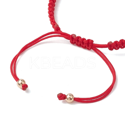 Polyester Braided Bead Bracelet Making AJEW-JB01250-01-1
