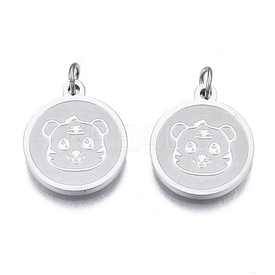 Non-Tarnish 304 Stainless Steel Charms STAS-N097-224-1