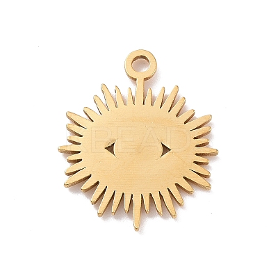 304 Stainless Steel Pendant Cabochon Settings STAS-G287-17G-1
