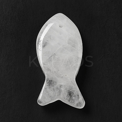 Natural Quartz Crystal Pendants X-G-G932-B20-1