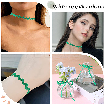 2 trands Polyester Wave Bending Fringe Trim OCOR-GF0003-02F-1