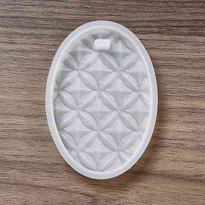 DIY Embossed Flower Pattern Pendant Silicone Molds LS-DIY-G079-01G-1