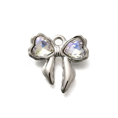 304 Stainless Steel Pendants STAS-Q346-13P-03-1