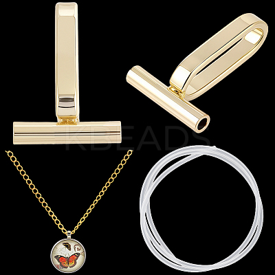Alloy Brooch Convert Necklaces Pendant Hooks FIND-SC0019-04P-1