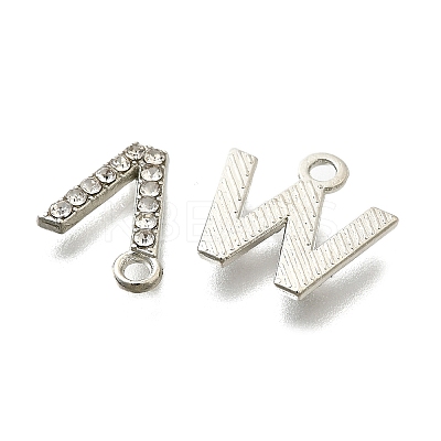 Alloy Rhinestone Charms ENAM-K075-01P-1
