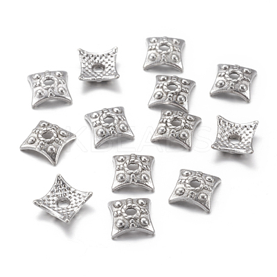 Tibetan Style Alloy Bead Caps X-LF0573Y-NF-1
