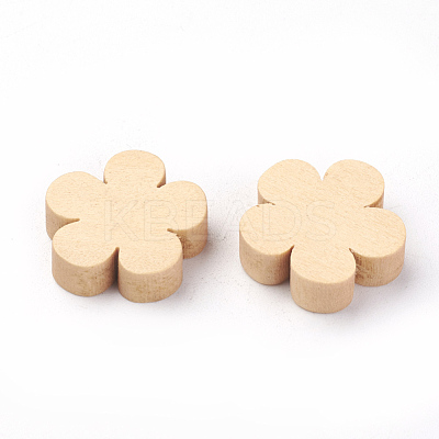 Unfinished Wood Beads X-WOOD-S037-070-1