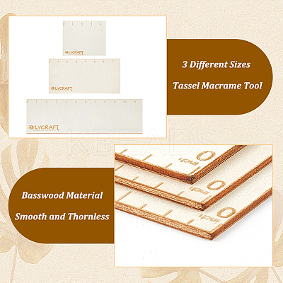 Basswood Crochet Frames DIY-WH0304-938B-1