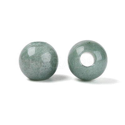Natural Green Aventurine European Beads G-Q602-09B-05-1