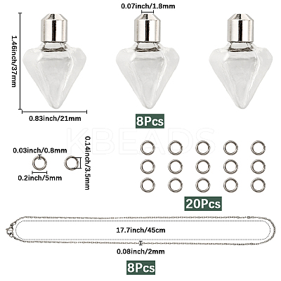 DIY Necklace Making Kits DIY-SC0030-96D-1