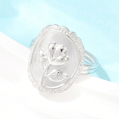 304 Stainless Steel Cuff Open Rings for Women RJEW-A102-05P-1