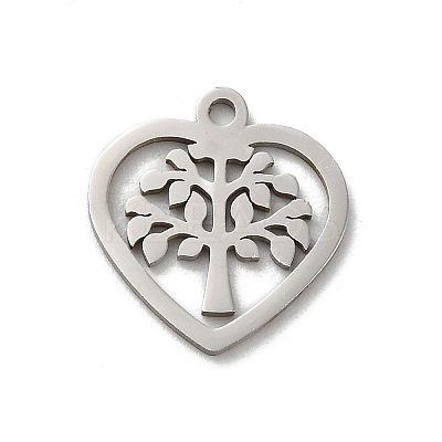 Non-Tarnish 201 Stainless Steel Charms LS-STAS-E206-06P-04-1