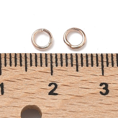 Iron Open Jump Rings X-IFIN-R209-0.7x4-RG-1