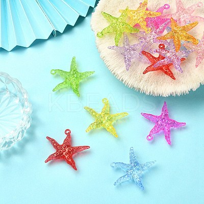 50g Transparent Acrylic Pendants TACR-YW0001-70-1