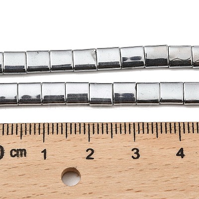 Electroplated Non-magnetic Synthetic Hematite Beads Strands G-G089-B02-09-1