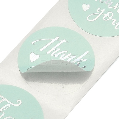 1 Inch Word Thank You Self Adhesive Paper Stickers X-DIY-M023-01-1