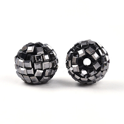 Acrylic Rhinestone Beads OACR-D307-01H-20MM-1