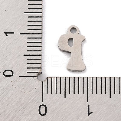 Non-Tarnish 201 Stainless Steel Charms LS-STAS-U016-01P-P-1