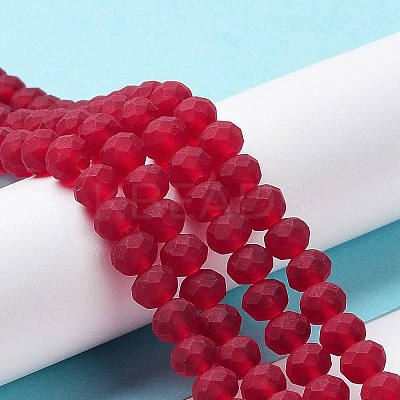 Transparent Glass Beads Strands LS-EGLA-A034-T8mm-MD07-1