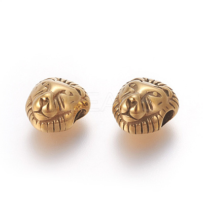 304 Stainless Steel Beads STAS-E452-38G-1