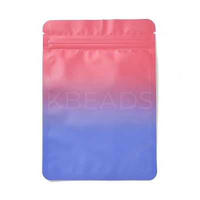 Two Tone Rectangle Plastic Zip Top Gift Bags OPP-B006-01A-03-1