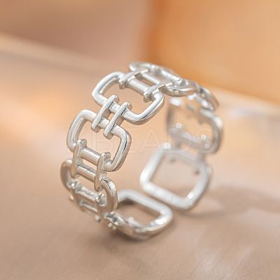 304 Stainless Steel Cuff Rings FS-WG2A607-02-1