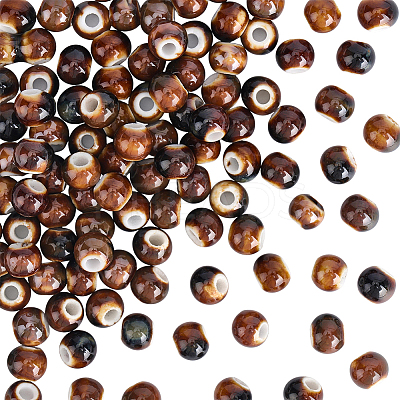 120Pcs Handmade Porcelain Beads PORC-PA0001-30B-1