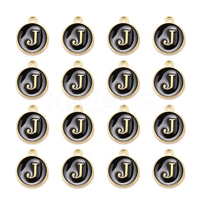 Golden Plated Alloy Charms X-ENAM-S118-02J-1