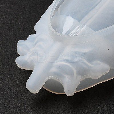 Feather DIY Jewelry Plate Silicone Molds DIY-P074-02-1