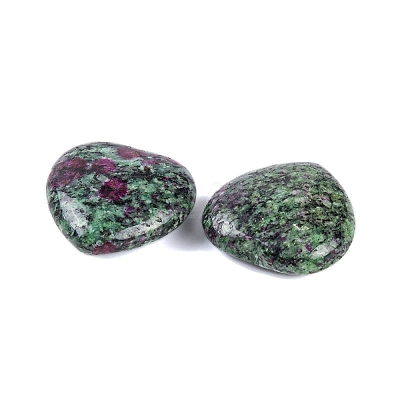 Imitation Zoisite Dyed Natural Sesame Jasper Healing Stones G-G020-01Q-1