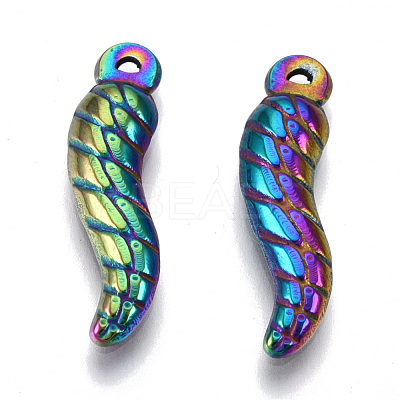 201 Stainless Steel Pendants STAS-N098-136M-1