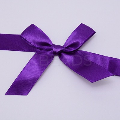 Bowknot Satin Ribbon SRIB-WH0007-07F-1