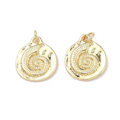 Brass Pendants KK-C252-13G-1