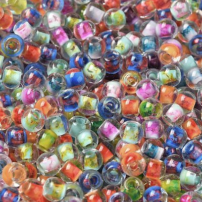 Transparent Glass Round Seed Beads X1-SEED-B001-05A-17-1