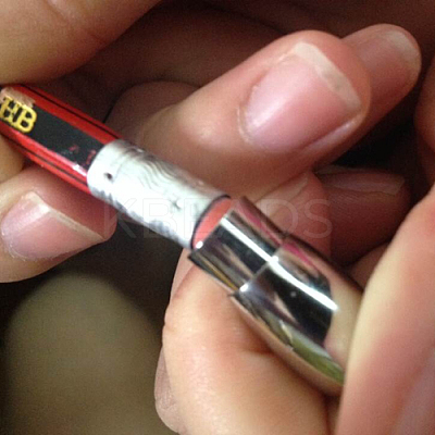 Tarnish Resistant Matte Style Barrel 304 Stainless Steel Magnetic Clasps with Glue-in Ends STAS-I026-05-1