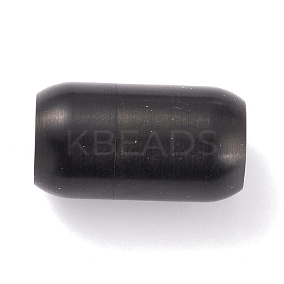 Ion Plating(IP) 304 Stainless Steel Magnetic Clasps with Glue-in Ends STAS-G239-12B-1